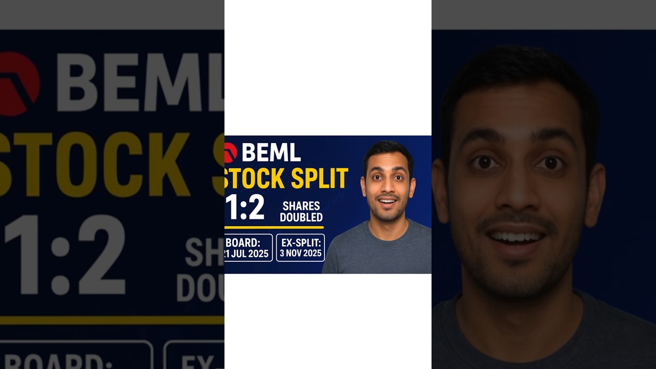 🚨 BEML शेयर स्प्लिट की बड़ी खबर! कौनसी तारीख पर होगा? 🤔💥 BEML अब आगे क्या होगा?📈 डिटेल 