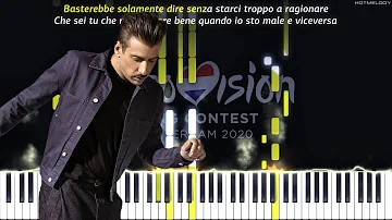 Francesco Gabbani - Viceversa (Sanremo 2020) | Piano Instrumental Cover | Karaoke, Testo