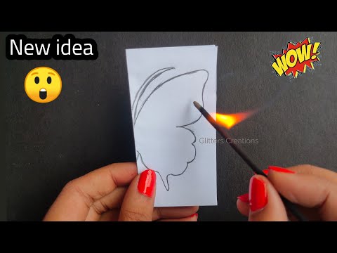 easy white Paper Butterfly wall decoration | How to make Paper Butterfly (5 minutes craft) butterfly