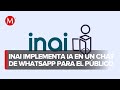 INAI implementa inteligencia artificial lanzando un servicio de chat en WhatsApp