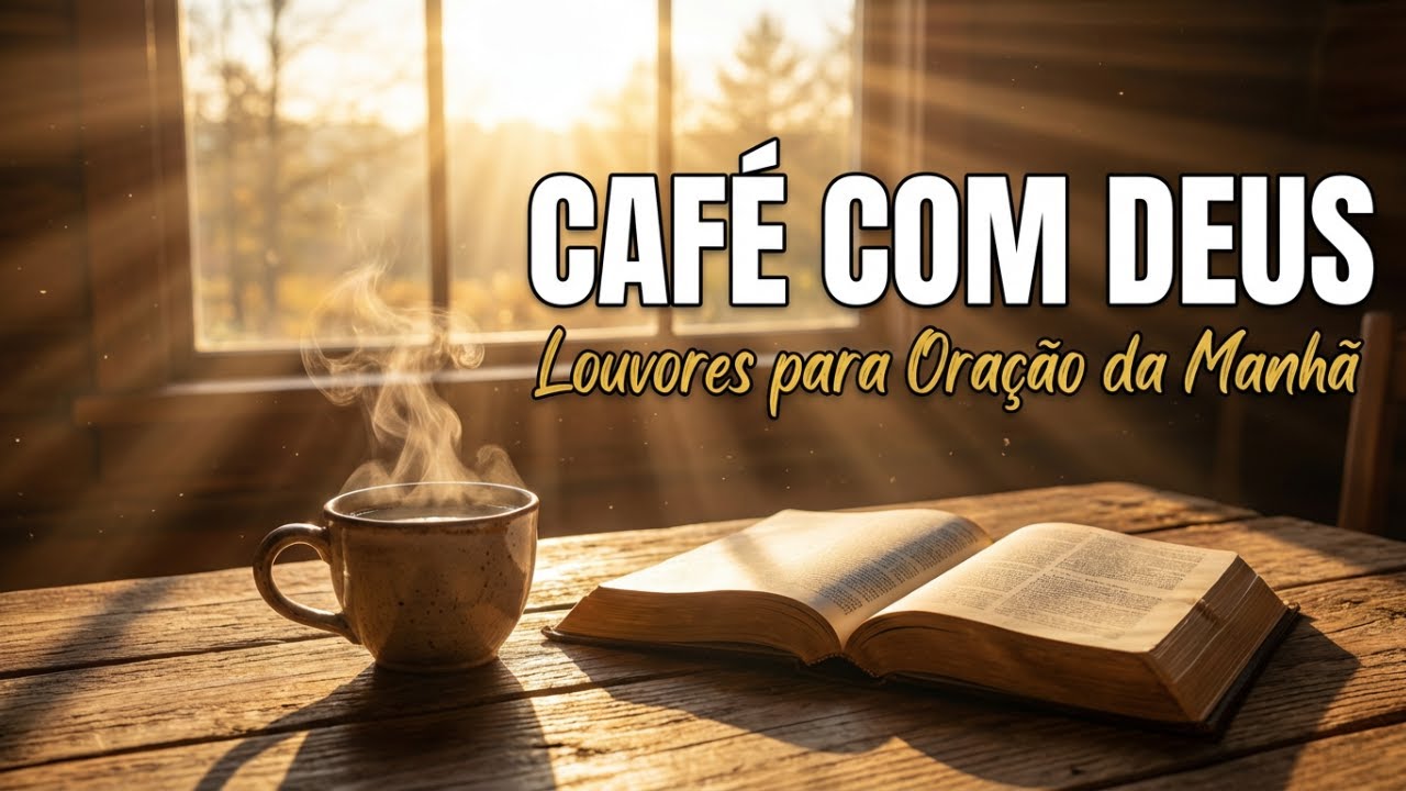 1 Hora - Café com Deus -  Louvores Acústicos para sua Oração da Manhã 432Hz