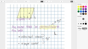 Parallelogram Height and Base 6.1.5 HW help