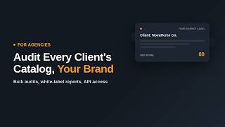 Amazon Marketing Agency Tools: Bulk Audits, White-Label Reports