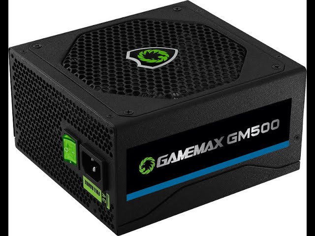 FONTE GAMEMAX GM500 BLACK - UNBOXING 