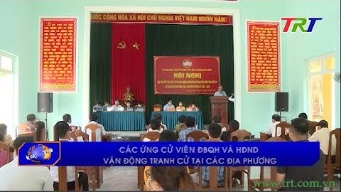 Các ứng cử viên ĐBQH và HĐND tỉnh tiếp xúc cử tri, vận động bầu cử tại Nam Đông