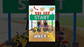 Drag Race 🔥 Indian bike driving 3d #shorts #gta #indianbikedriving3d