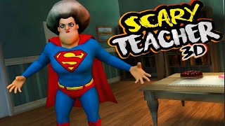 New Superman Miss T Outfit Challenge | Scary Teacher 3D