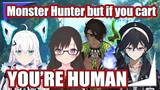 Monster Hunter collab turns into idenity crisis with Fubuki, Iofi, Oga and Rio 【Holopro EngSub】