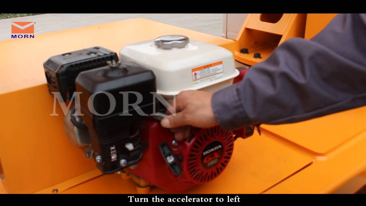 14m trailer mounted  boom lift with petrol engine lift power from MORN LIFT