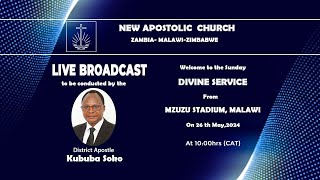 Sunday Divine Service with District Apostle Kububa Soko at Mzuzu Stadium