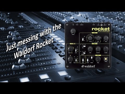 Messing about with the Waldorf Rocket Synthesizer love the Filter and Resonance