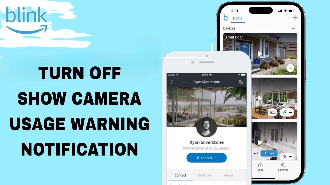 How To Turn Off Show Camera Usage Warning Notification On Blink App ...