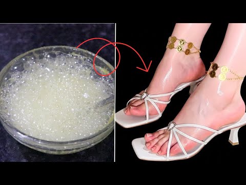 Foot Whitening Bleach Pack|सालों साल जमी मैल/गंदगी मिनटों में साफ करें|How to get fair foot at home|