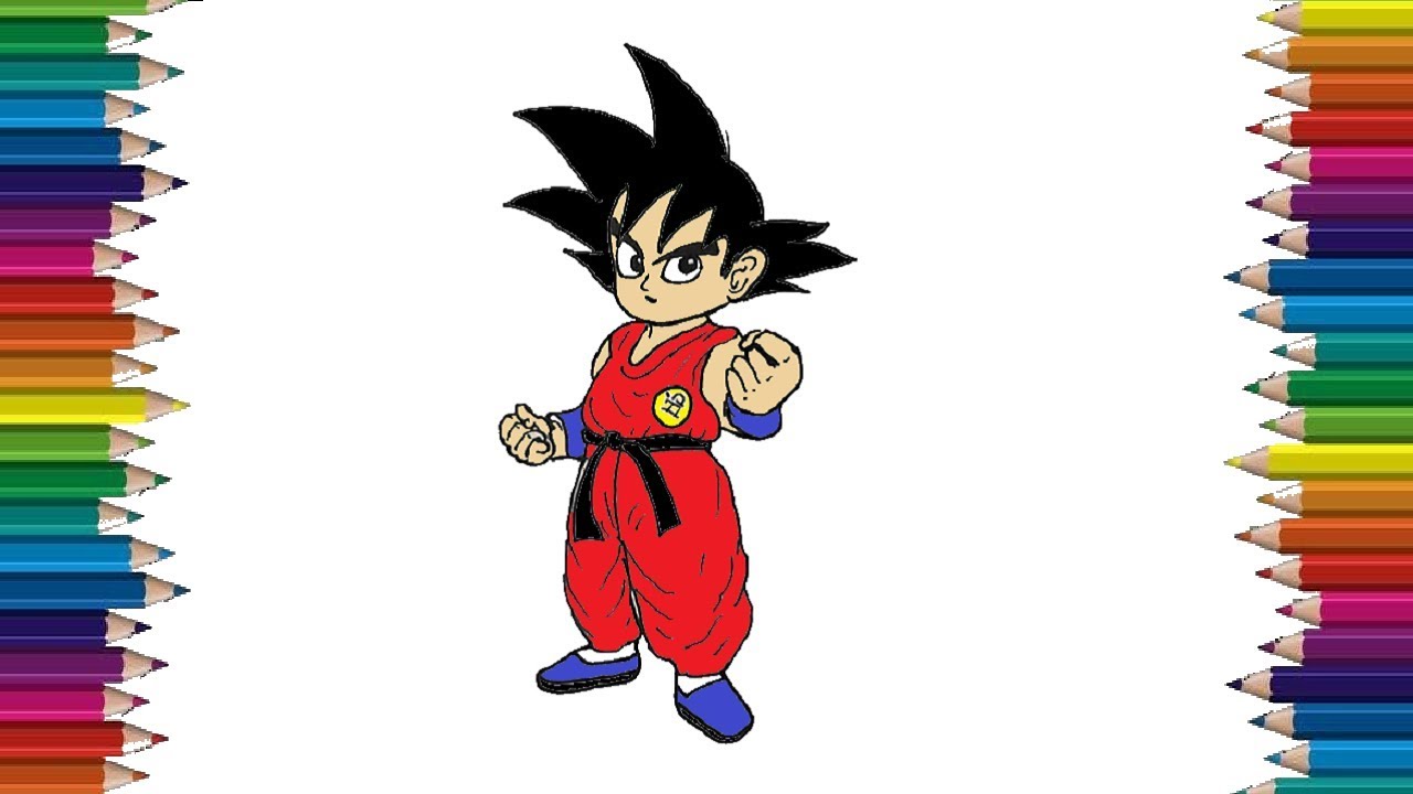 How to Draw Goku from Dragon Ball - Step by Step Video - video Dailymotion