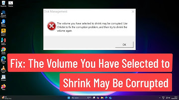 Fix: The Volume You Have Selected to Shrink May Be Corrupted in Windows