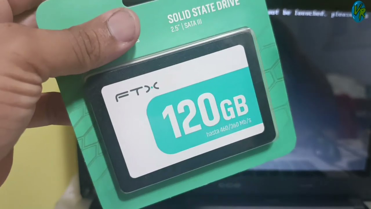 I cloned a 500GB HD to a 120GB SSD Notebook CCE Ht345 Tv Core I3