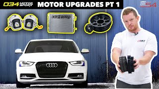 Building an Audi S4 | Pt 2: Motor Mounts, Heat Exchanger and Supercharger Pulley | ECS Tuning