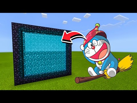 How to Make a Portal to DORAEMON Dimension in Minecraft!