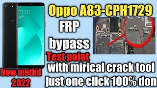 oppo a83 CPH1729 unlock miracle crack |oppo a83 frp bypass |oppo a83 pattern unlock miracle 2023
