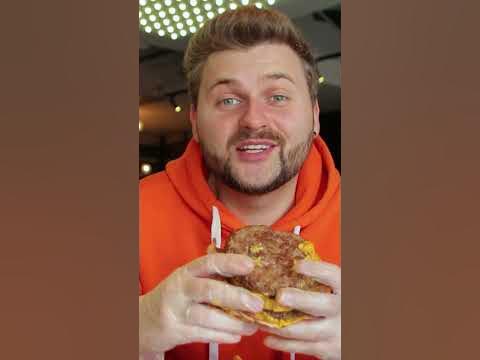 Золотой бургер за 1500р #обзореды #фудблогер #бургер - YouTube