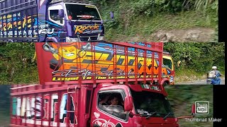 MANINJAU ARTIST COOL CANTER IN ACTION AGAIN MANINJAU LAKE FISH TRUCK