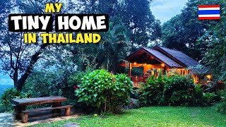 My NEW TINY CABIN in the WOODS 🌳 Chiang Mai THAILAND