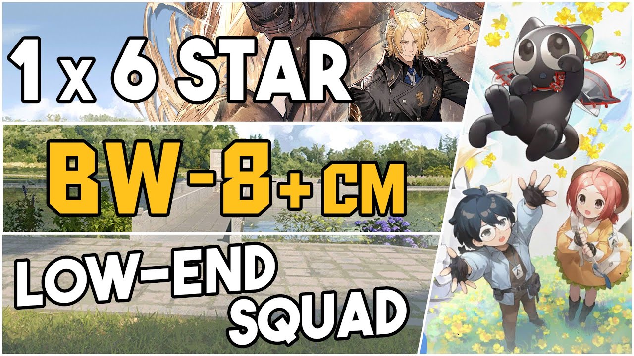 BW-8 + Challenge Mode | Low-End Squad |【Arknights】