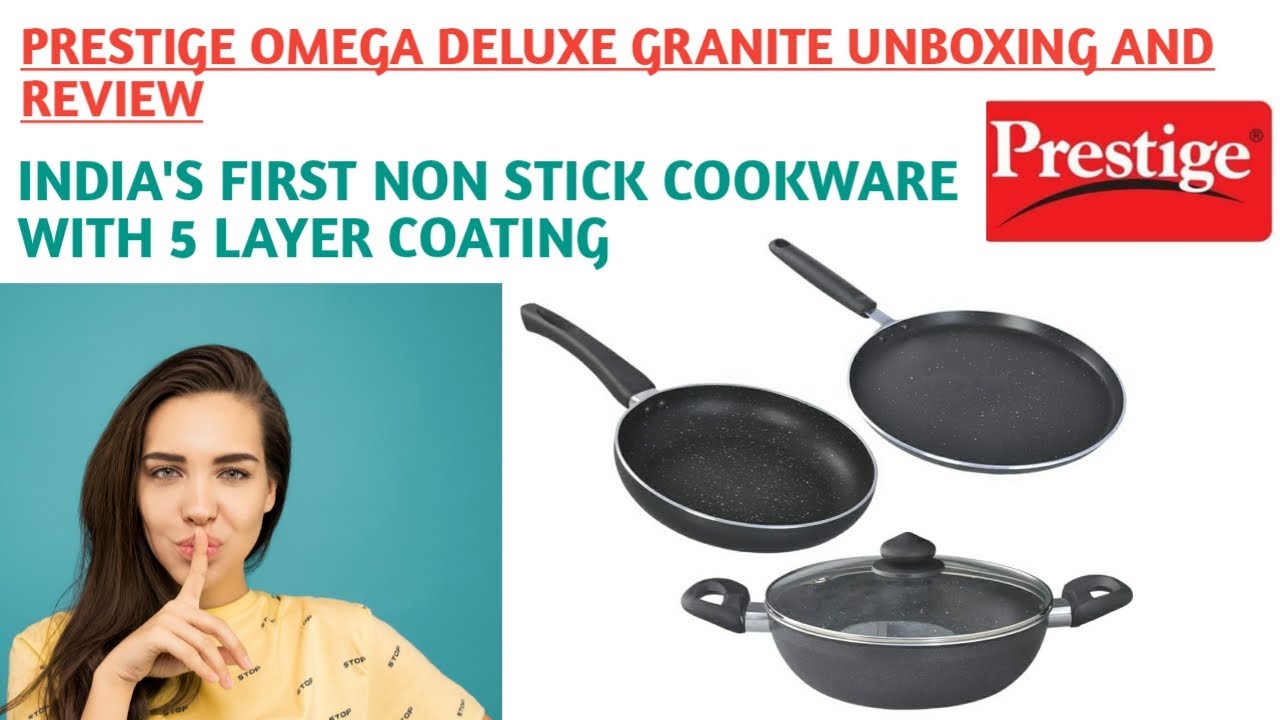 Prestige 300mm Omega Deluxe Granite Omni Non-Stick Dosa Tava/Griddle, 12