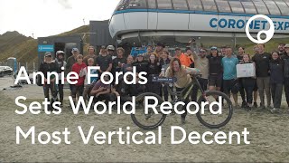 Annie Ford sets World Record for most Vertical Descent in 24 hours
