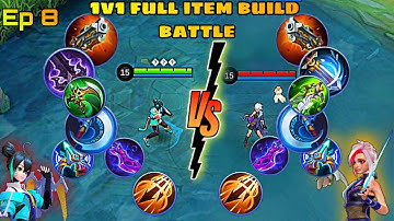 wanwan vs melissa 1v1 full item build battle Episode 8|Mobile legends | Differ