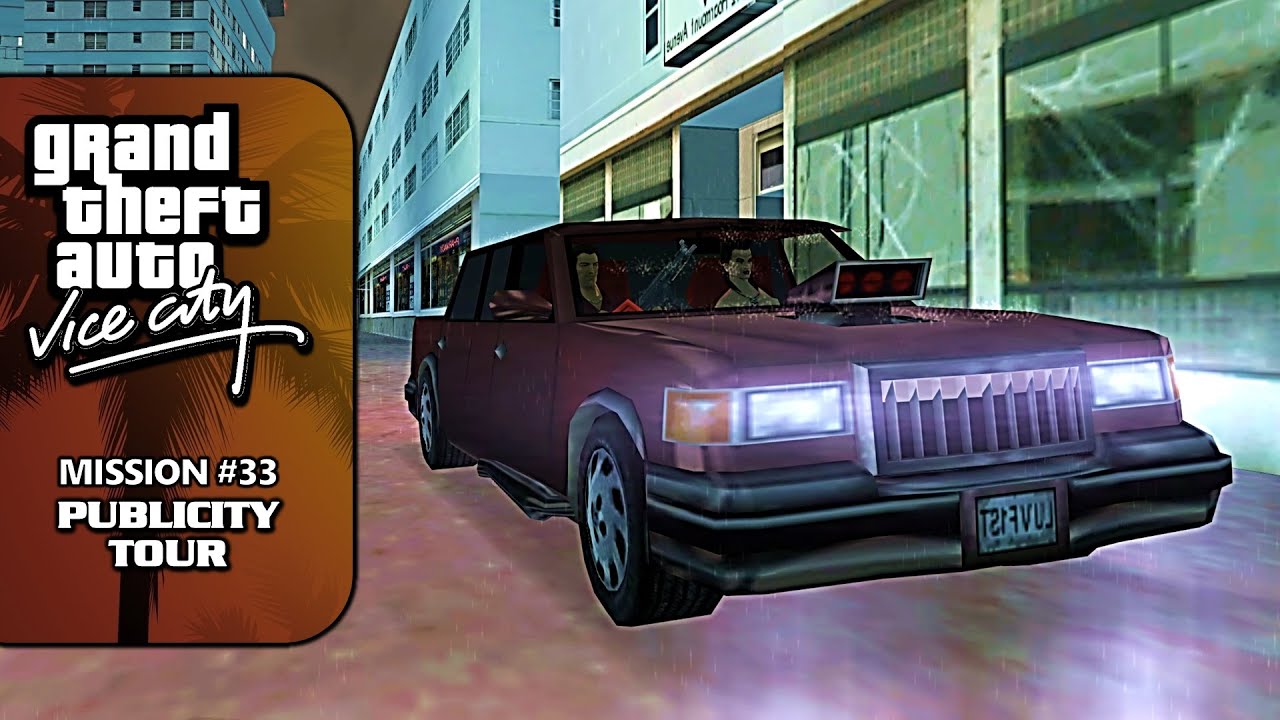 GTA VC Original NEW 100 Walkthrough Mission 33 Publicity Tour 