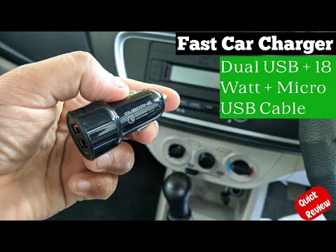 Ambrane 5.4A Dual USB Car Charger 18 watt *हिंदी* Fast Car