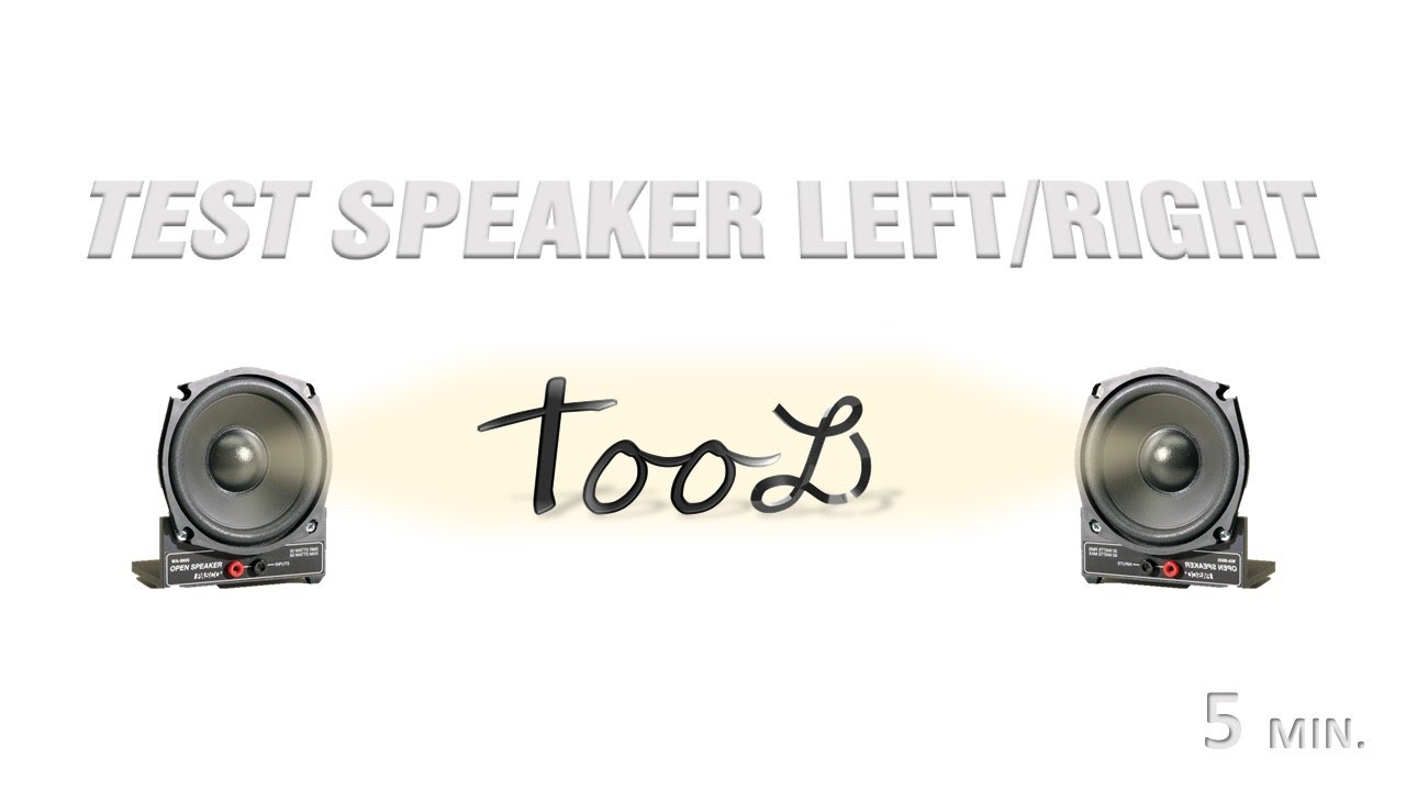 test speaker left right YouTube