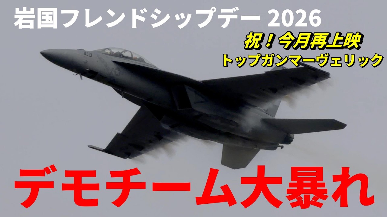 アメリカ本土からやってきたデモパイロットが F/A-18F SUPER HORNETで