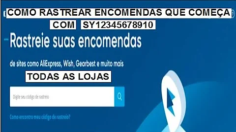 Como rastrear um produto do aliexpress?