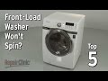 Front Load Washer Won T Spin Washing Machine Troubleshooting Front Load Washer Won T Spin Washing Machine Troubleshooting