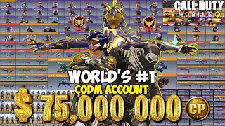 The Most Expensive Account In The World 🤑 | COD Mobile | CODM