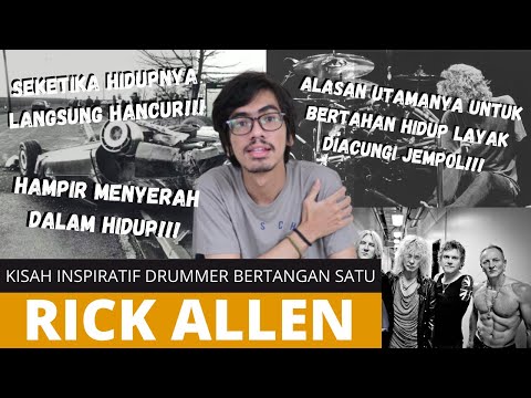 Video: Rick Allen: kisah pemain dram satu lengan yang legenda