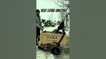 self loading and unloading trucks 🚛 One machine for multiple uses #agriculture Trolley 🛒