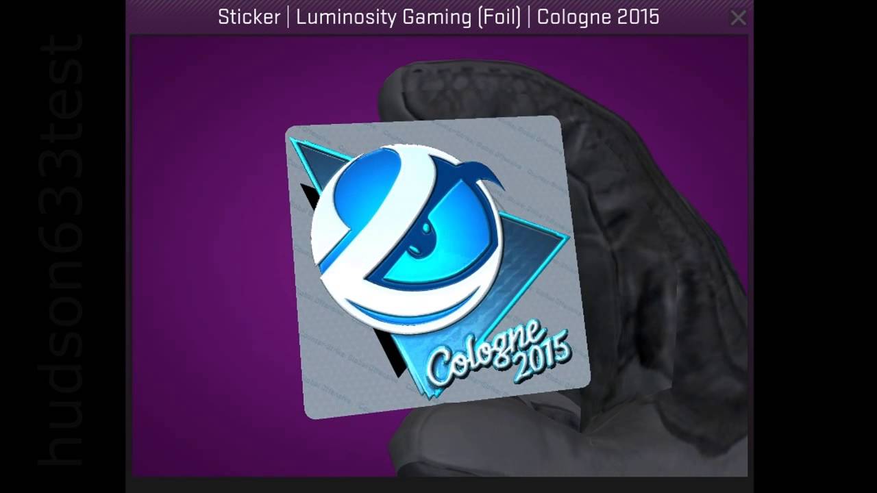 Luminosity Gaming Cologne 2015 Foil CSGO - YouTube
