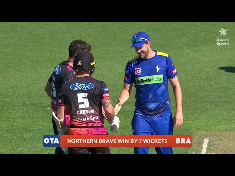 Brave victorious in QT! | Brave v Volts | SHORT HIGHLIGHTS | Dream11 Super Smash | John Davies Oval