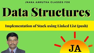 Implementation of Stack using Linked List