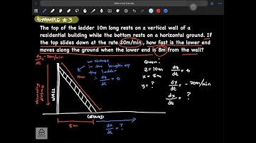 Related Rates Part 3 - Differential Calculus