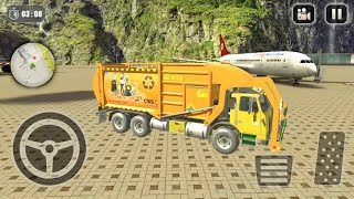 Garbage Truck Driving Simulator 2020 - New Garbage Truck Unlocked - City Airport Cleaning Gameplay screenshot 2