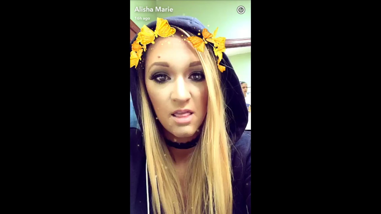 Alisha Marie On Snapchat 08 09 2016 Youtube