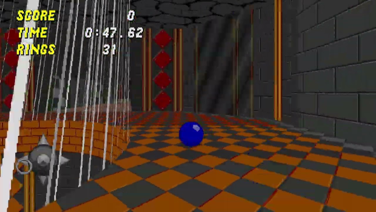 SRB2 2.1 Haunted Heights Zone Speedrun as Sonic (