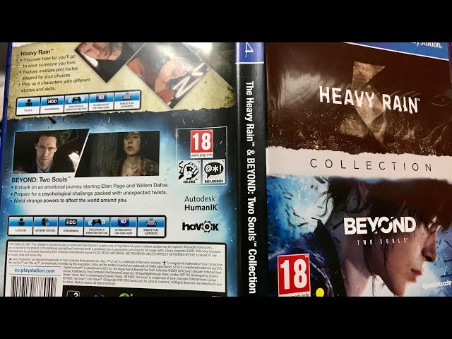 Jogo PS4 The Heavy Rain-Beyond: Duas Almas Collection