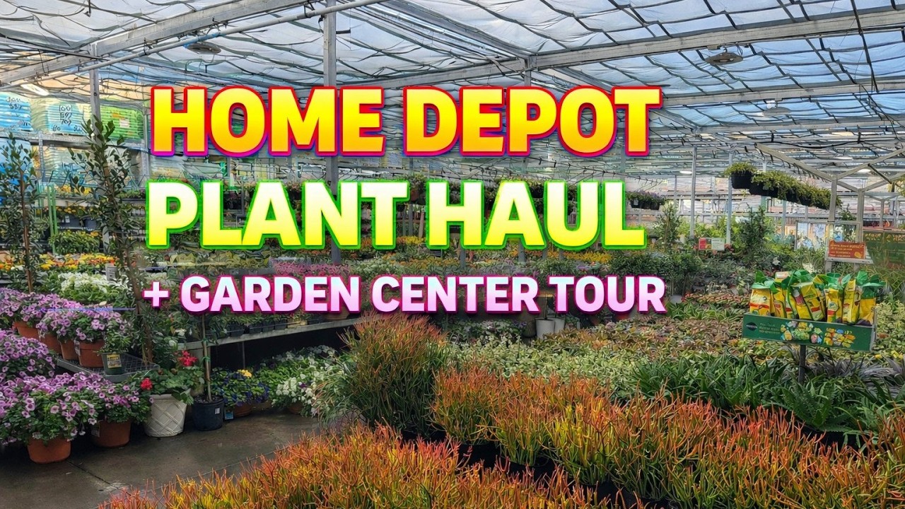 Home Depot Garden Center! 🌱 Garden Center Walkthrough + Haul