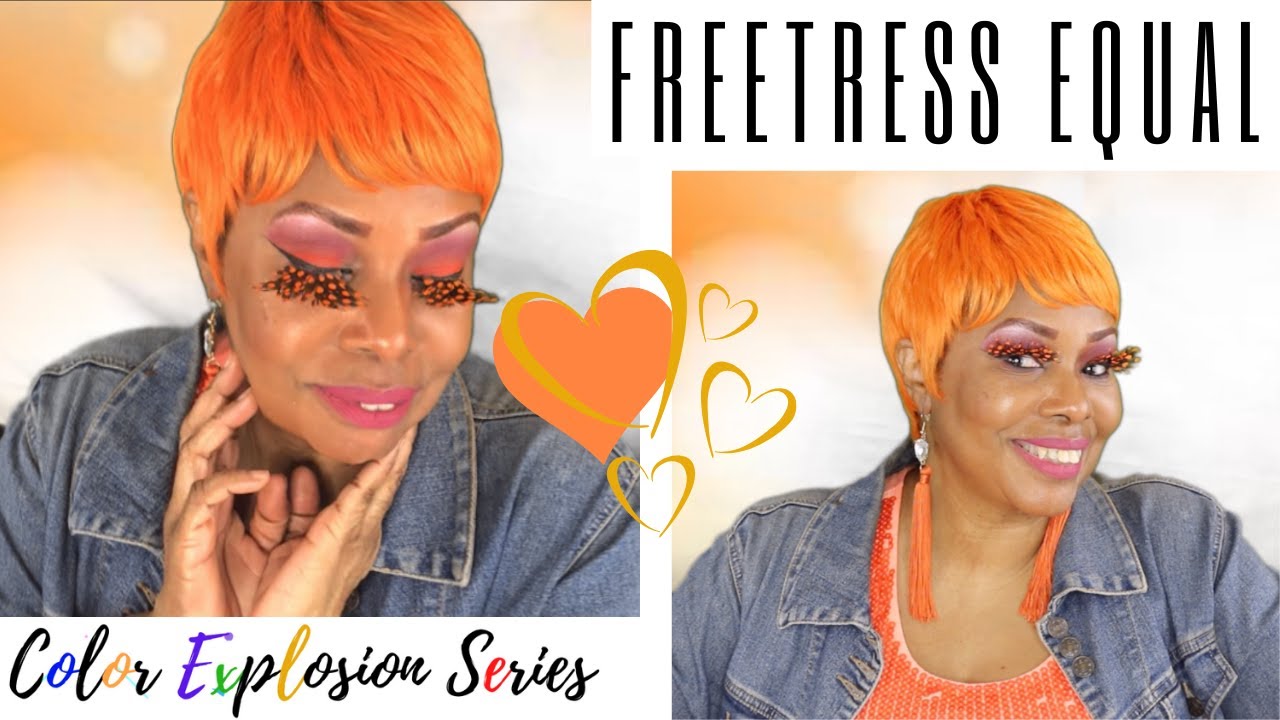 Freetress Equal Hailey Wig in Orange
