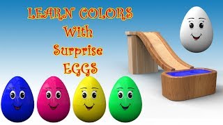 Fun and learning videos for preschoolers | surprise eggs children